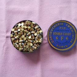 Boite de 250 bosquettes 6mm double culot