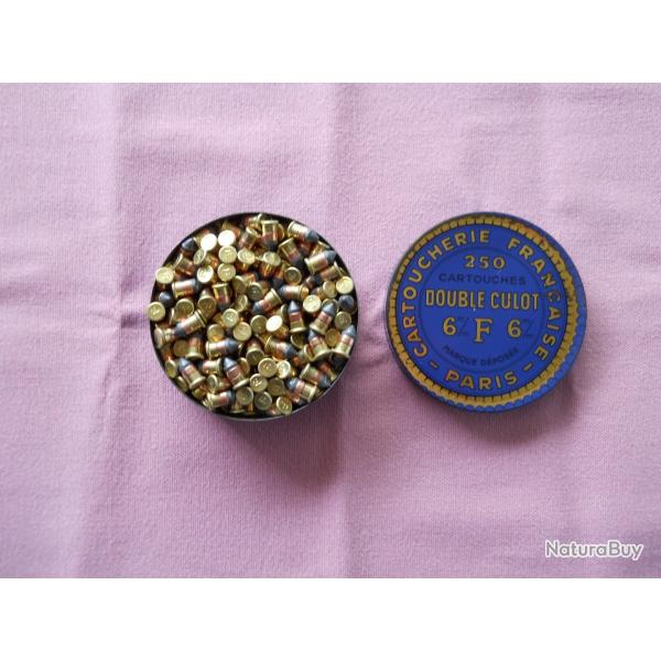 Boite de 250 bosquettes 6mm double culot
