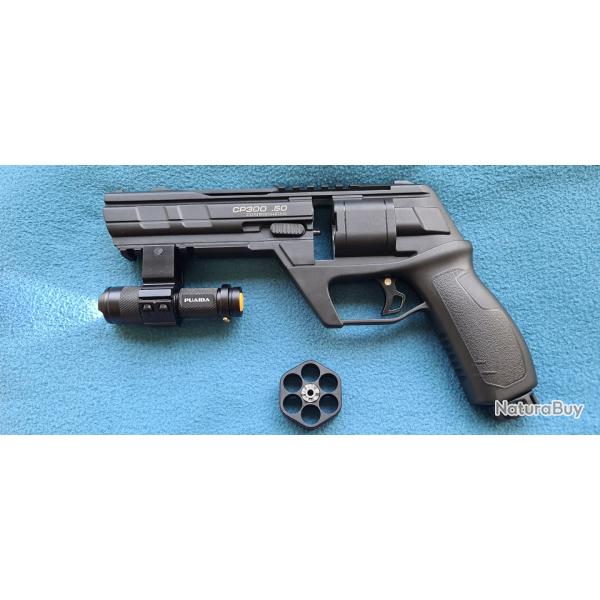 revolver snowpeak CP300 cal 50mm co2