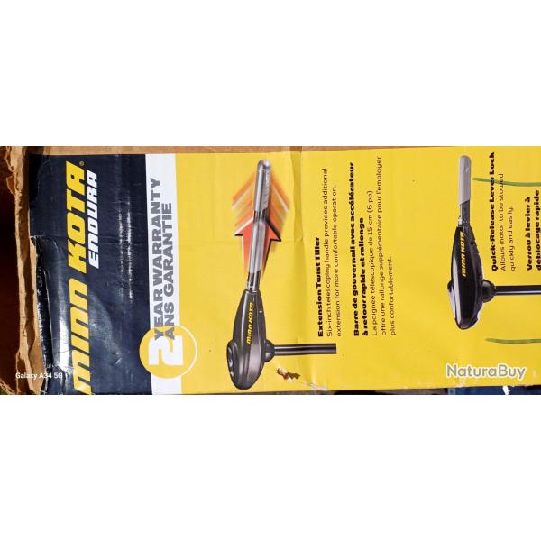 Moteur lectrique 12 volts Kota natura pour barque