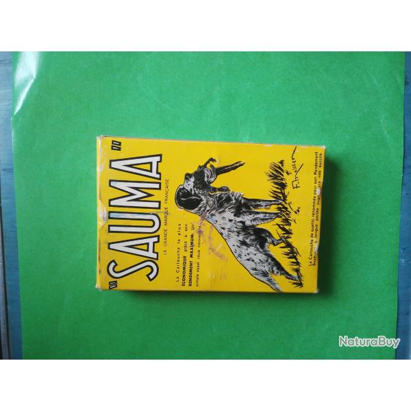 ancienne boite cartouche cal 24 SAUMA DE CHEZ TUNET 9 cartouche pour collection
