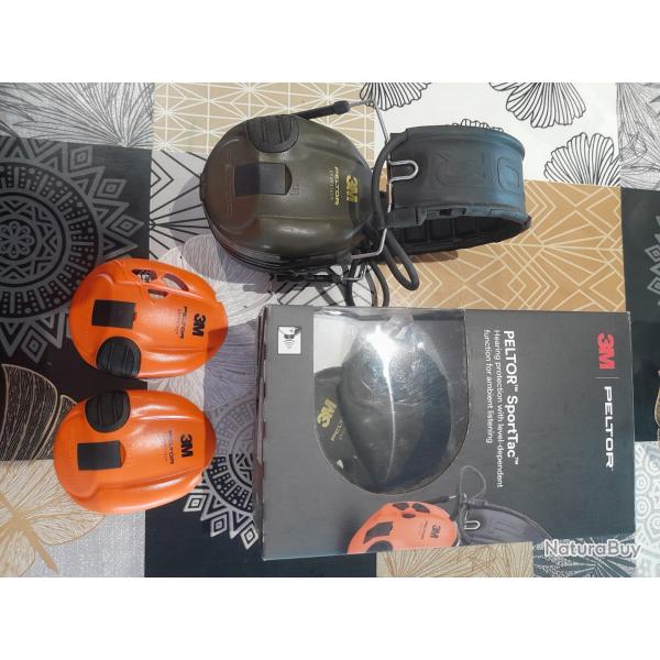 Vend casque peltor sporttac