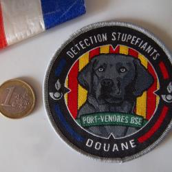 écusson douane Brigades de surveillance extérieure (BSE) Port-Vendres Pyrénées-Orientales