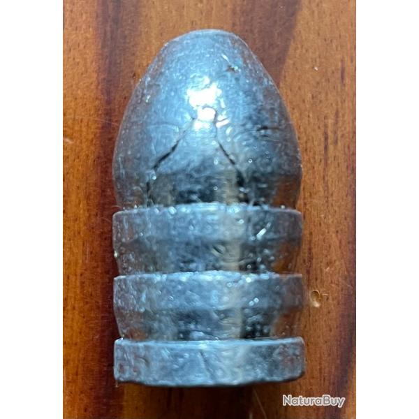 125 OGIVES DE TYPE MINIE, calibre 58 (575), poids (33 grammes) et poids (30,55 grammes).
