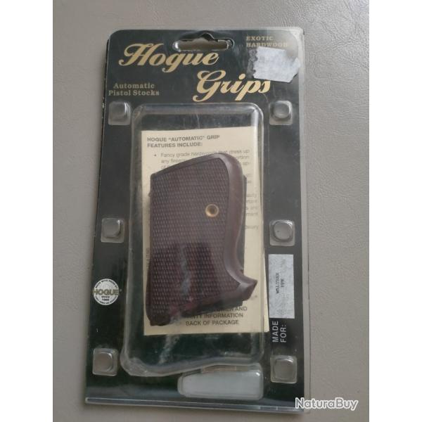 Plaquettes en bois exotique pour Walther ppk de chez Hogue Grips