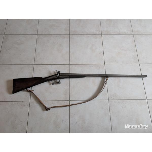 Fusil chasse  broche cal:16_ A Gournay
