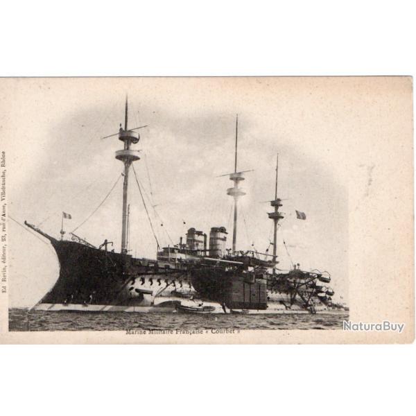 CPA- Marine Militaire FRANAISE -"Le Courbet" N1126