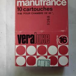Boîte jamais  ouvertes  de 10 cartouches anciennes cal 16. MF  VEARALUXE