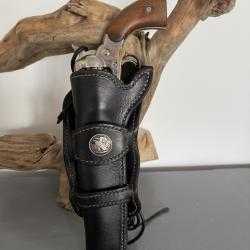 Etui en cuir Gaucher pour Remington 1858.