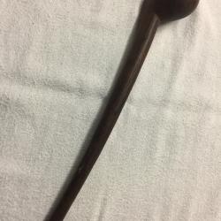 casse tête massue art ancien africain tribal bois ethnique tribu a déterminer