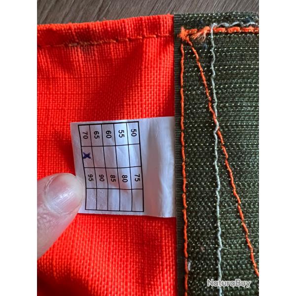 Gilet de chasse nature dog taille t.70