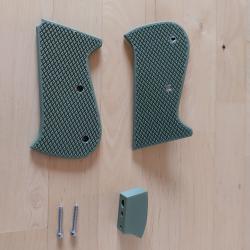 Plaquettes Walther Manurhin PP Sport (vert militaire)