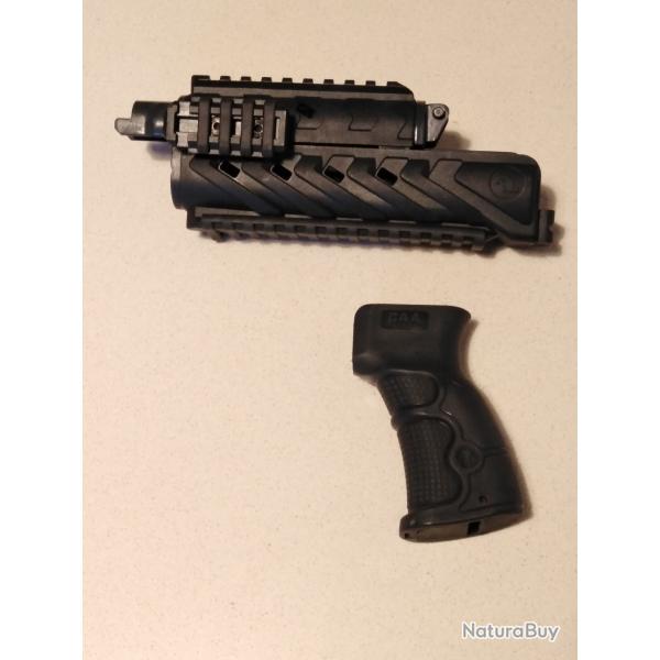 Garde main tactique CAA et poigne pour VZ58, CZ858 ou Gazela