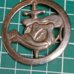 INSIGNE COMMANDO NORD VIETNAM NUMERO 20 DONALD, FABRICATION LOCALE GUERRE D' INDOCHINE