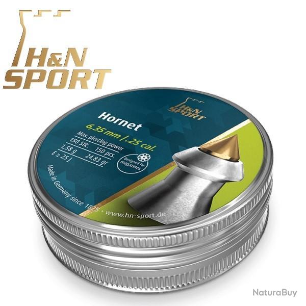 Granuls H&N Hornet 1.18g bote de 200 units. 6,35 mm (Lot de 4 units)
