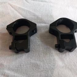 Collier de lunettes 25mm ver rails 11mm haut