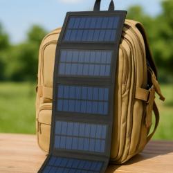 Panneaux Solaire 20 W USB Pliable Portable Charge Rapide Téléphone Batterie Externe Camping Randonné