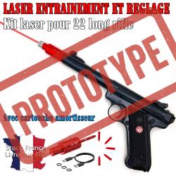 Kit cartouche laser tir à sec calibre 22lr avec cartouche amortisseur - Stock France