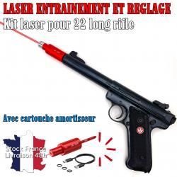Kit cartouche laser tir à sec calibre 22lr avec cartouche amortisseur - Stock France