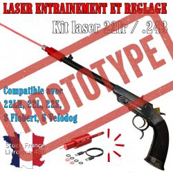Kit cartouche laser tir à sec calibre 22lr / 243 pour armes anciennes - Stock France
