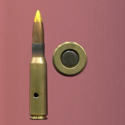 7.62 x 54 Sniper CZ XPL - TRES RARE - balle lourde pointe jaune