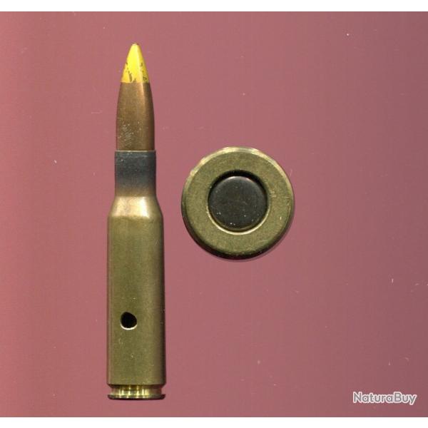 7.62 x 54 Sniper CZ XPL - TRES RARE - balle lourde pointe jaune