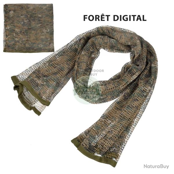 VOILE SNIPER FILET CAMOUFLAGE INDIVIDUEL 190x90cm - FORT DIGITAL - LIVRAISON GRATUITE