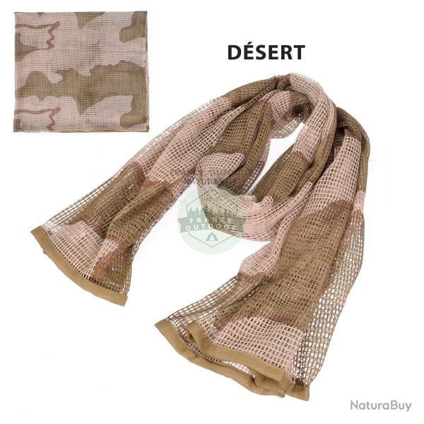 VOILE SNIPER FILET CAMOUFLAGE INDIVIDUEL 190x90cm - DSERT - LIVRAISON GRATUITE
