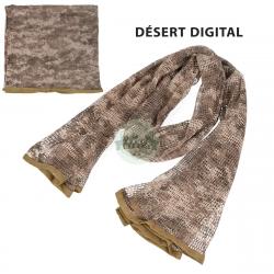 VOILE SNIPER FILET CAMOUFLAGE INDIVIDUEL 190x90cm - DÉSERT DIGITAL - LIVRAISON GRATUITE