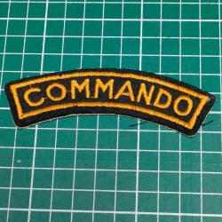 COMMANDO, BANANE PATCH D'EPAULE, PERIODE INDOCHINE/ ALGERIE