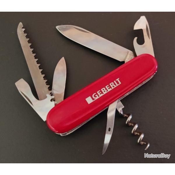 Victorinox couteau suisse Camper Geberit metal inlay