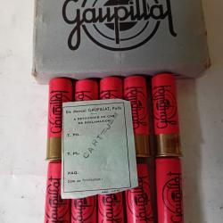 Boîte de 10 belles  cartouches anciennes  GAUPILLAT  douilles cartons  cal 16