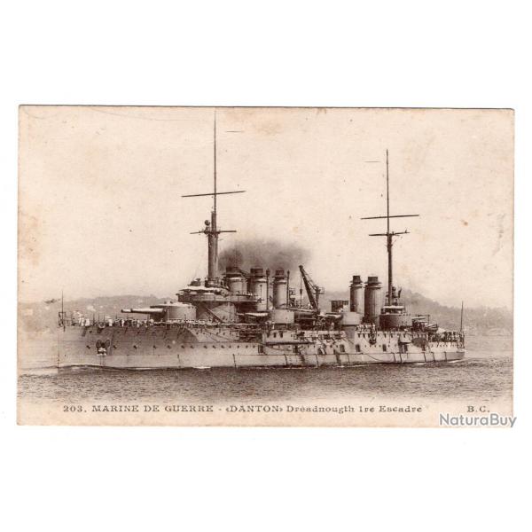 CPA - MARINE DE GUERRE -"DANTON"-Dreadnought 1er' Escadre N1003