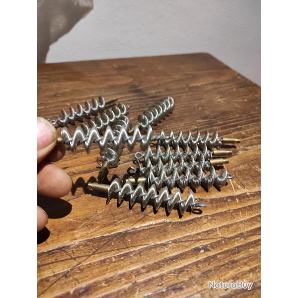 Lot de 10 couvillon mtallique calibre 18 mm