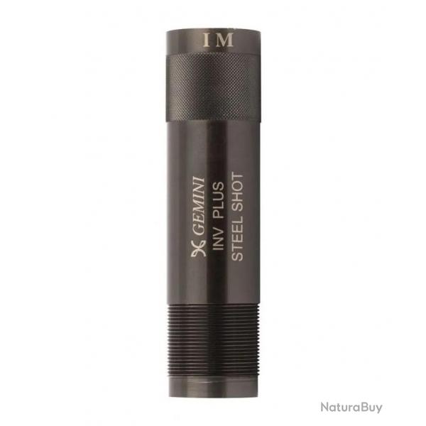 Choke Gemini Browing - Miroku - Winchester Invector Plus Calibre 12 Int/Ext +2cm - Trois Quart
