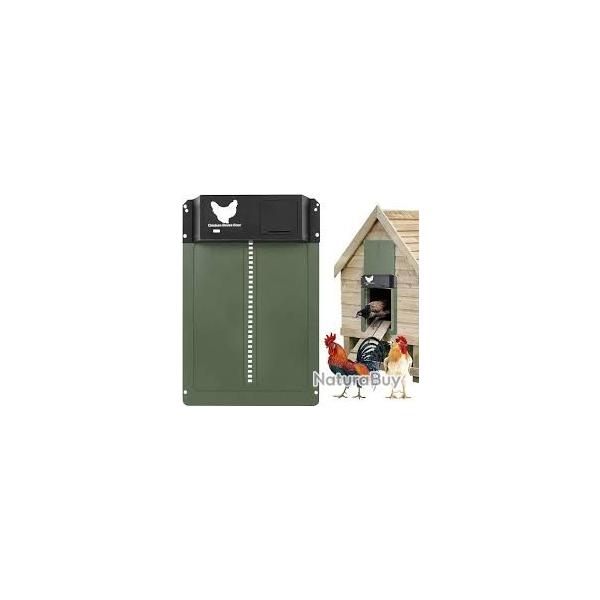 porte poulailler automatique  dtection de la lumire verte