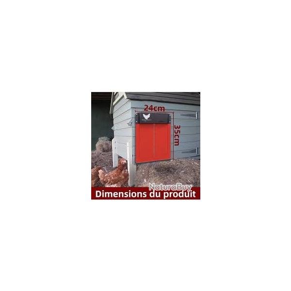 porte poulailler automatique  dtection de la lumire rouge
