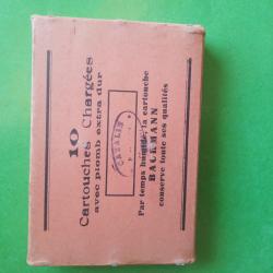 ancienne boite cartouche BACRMANN  cal 20 completee