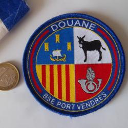 écusson douane Port-Vendres Pyrénées-Orientales Brigades de surveillance extérieure (BSE)
