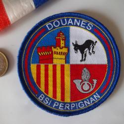 BSI écusson douane brigade de surveillance intérieure Perpignan Pyrénées-Orientales