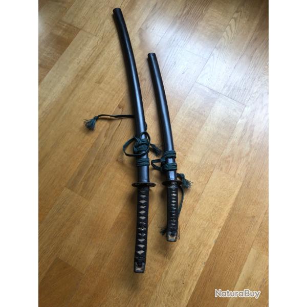 Paire de sabres japonais
