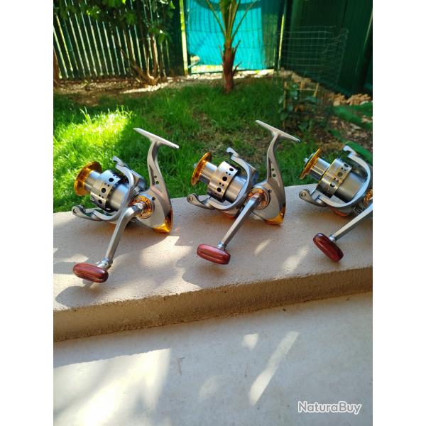 Lot de 3 moulinets taille 7000