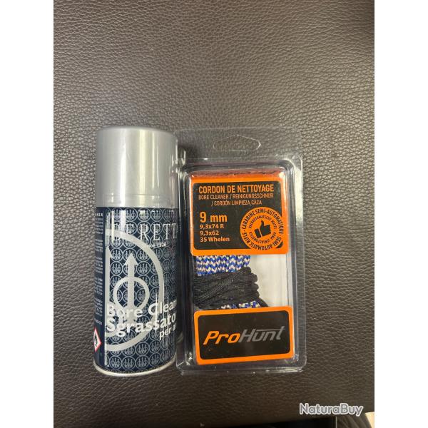CORDON DE NETTOYAGE 9mm + BOMBE