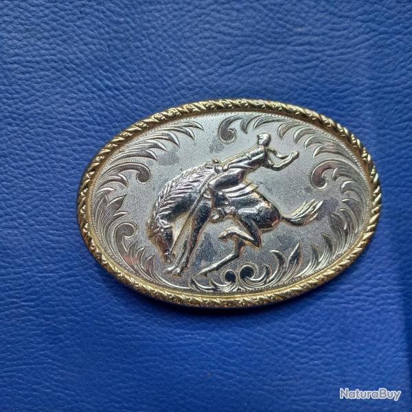 boucle de ceinture western / cowboy  dcor repouss