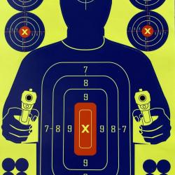 Cibles humaine 30x45cm AIMGAME 10pcs