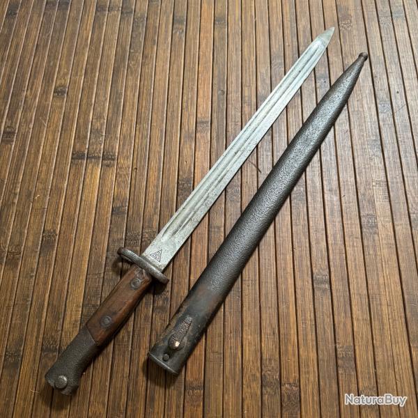 Baonnette Mauser yougoslave M1924/30 BT3 MONOMATRICULE WW2