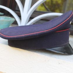 casquette allemande WW2 fonctionnaire , pompier ou reichsbahn