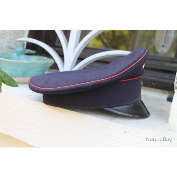 casquette allemande WW2 fonctionnaire , pompier ou reichsbahn