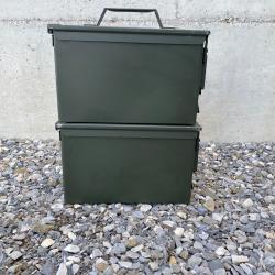 2 caisses munition métal