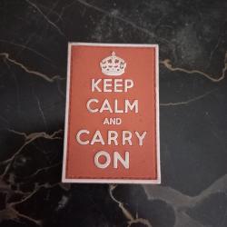 patch PVC    KEEP  CALM  AND CARRY ON